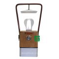 Leather Bamboo Camping Lantern Bamboo Table Lamp for Outdoor Lighting